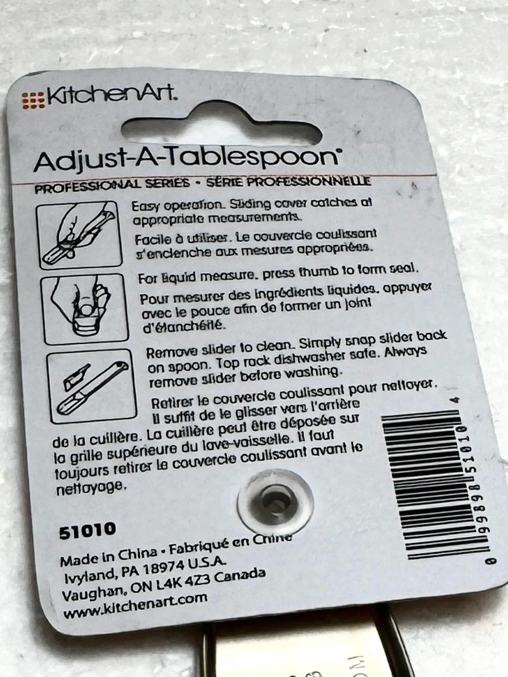 Tablespoon Adjust -A Silver tone 7-in-1 Measuring Spoon